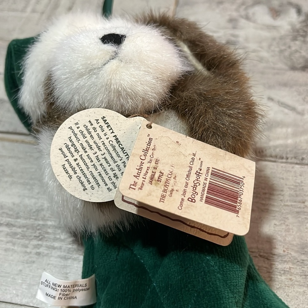 Boyds Bear Mini Jingle S Stuffins Vintage Collectible - Picture 7 of 8